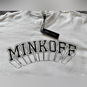 Rebecca Minkoff White Sweatshirt with Bold Graphic  Wpmen size S  , 100 cotton